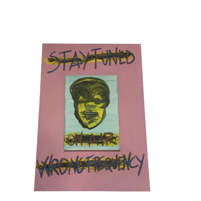 ArpVerdeacqua, Stay Tuned, 2023, Acrylic on Canvas For Sale