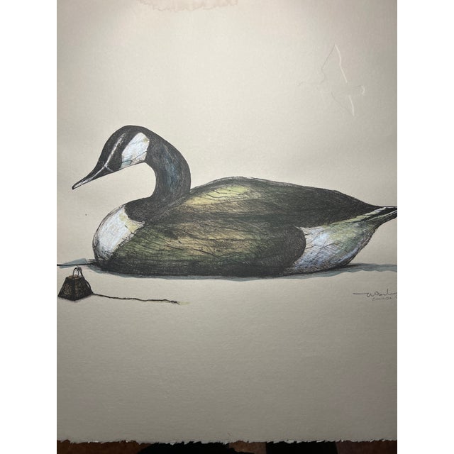 1970s Arthur Nevin Decoy Etchings - Matched Pair #27/150 For Sale - Image 9 of 17
