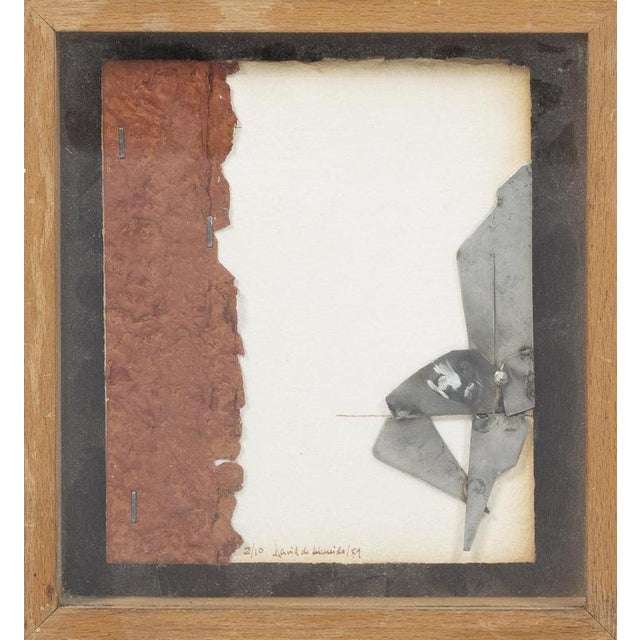 David De Almeida, Composition, 1989, Mixed Media on Paper For Sale - Image 6 of 6