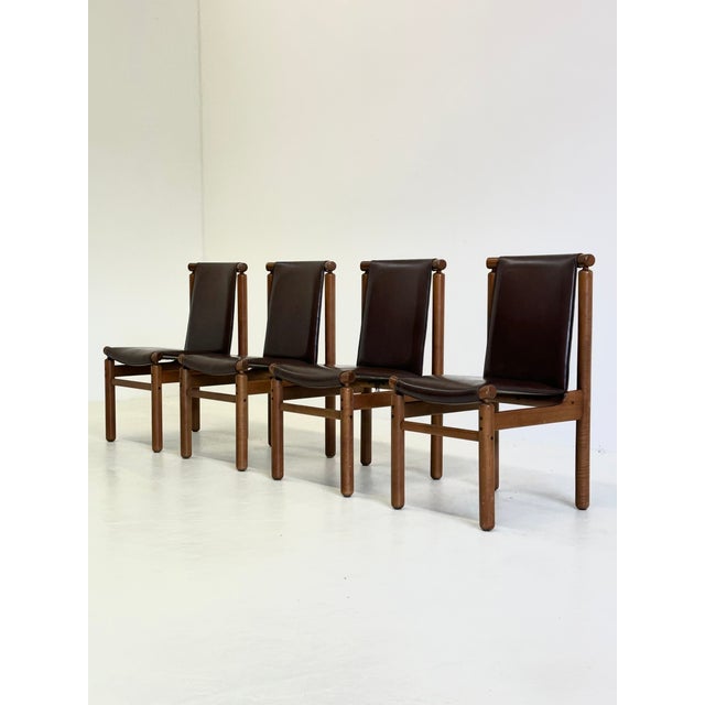 Mid-Century Modern Dining Chairs by Tapiovaara for La Permanente Cantù, 1970s, Set of 4 For Sale - Image 3 of 16