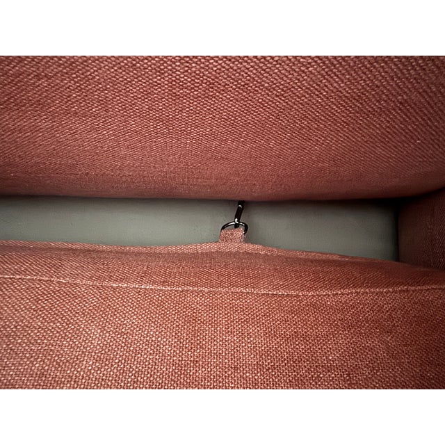 Late 20th Century Nantucket-Red Bench Cushion Sofa For Sale - Image 4 of 5