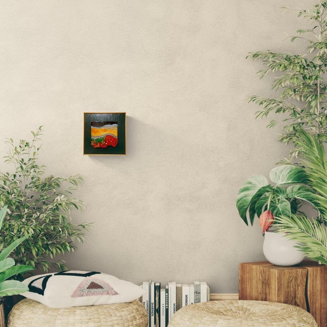 Contemporary "Pebble Beach" Original Painting, Framed For Sale - Image 3 of 7