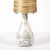 Mid-Century White Glazed Ceramic Table Lamp With Monumental Spun Resin Shade For Sale - Image 4 of 16
