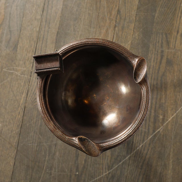 Art Deco Gilt Bronze Smoking Stand Signed Tiffany Studios New York #1649 For Sale - Image 16 of 18