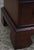 Pair Baker Chippendale Mahogany 1 Drawer Small Bookshelves For Sale - Image 15 of 18