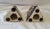 1970s Vintage Harris Potteries Modernist Ceramic Candleholders- a Pair For Sale - Image 5 of 10