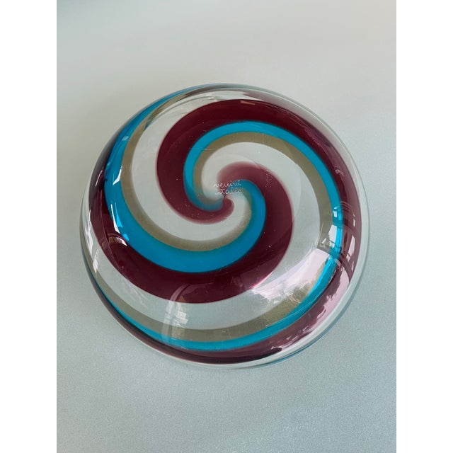 Mid-Century Modern Fulvio Bianconi for Venini 1970th Murano Bowl For Sale - Image 3 of 8