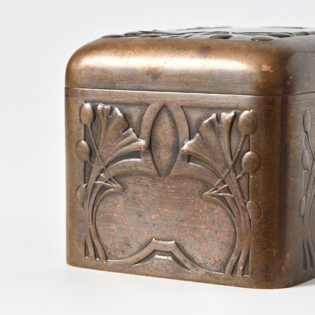 Art Nouveau Copper Sugar Bowl from Carl Deffner, 1890s For Sale - Image 4 of 13