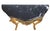 Gold Vintage Rococo French Style 20th C Gilt Carved Wood Marble Console Table & Mirror For Sale - Image 8 of 15