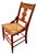 Antique Eastlake Victorian Walnut Dining Side Hall Accent Chair W Cane Seat For Sale - Image 9 of 16