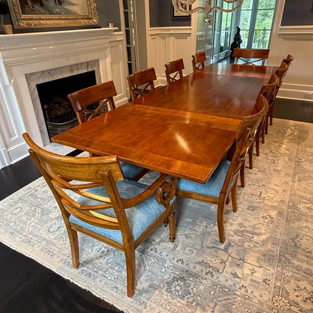 Baker Milling Road Extendable Dining Table and 10 Chairs For Sale - Image 18 of 18