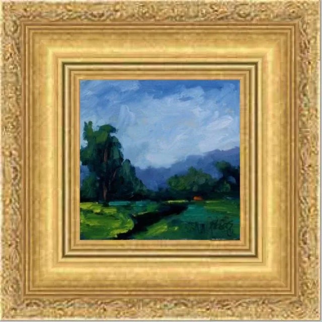 Contemporary Impressionist Style Oil Painting For Sale - Image 9 of 12