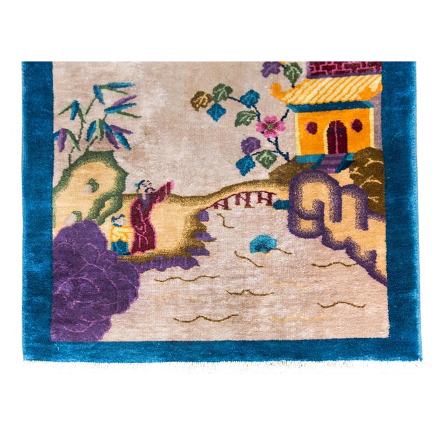 Early 20th Century Chinese Art Deco Rug For Sale - Image 13 of 14