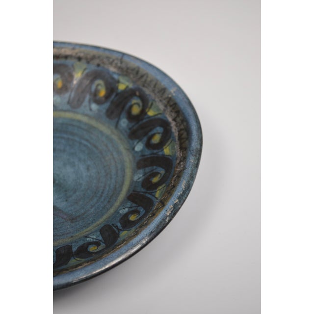 Ceramic Small Ceramic Dish by Jean de Lespinasse, France, 1950s For Sale - Image 7 of 9