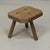 Wood Primitive Wabi Sabi Farmhouse Stool / Side Table For Sale - Image 7 of 9