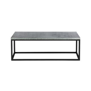 The Conrad Zinc Top Coffee Table For Sale