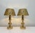 Metal Vintage Brass Spheric Table Lamps, France, 1960s, Set of 2 For Sale - Image 7 of 14