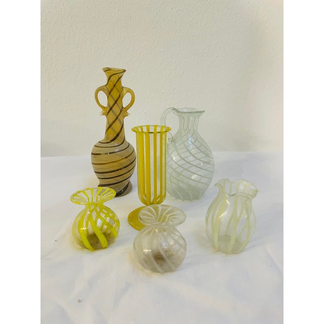 Glass Mid-Century Glass Vases, Germany, 1960s, Set of 6 For Sale - Image 7 of 7
