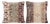 Tribal Striped Rug Pillow Cover 20'' X 20'' - Set of Two For Sale