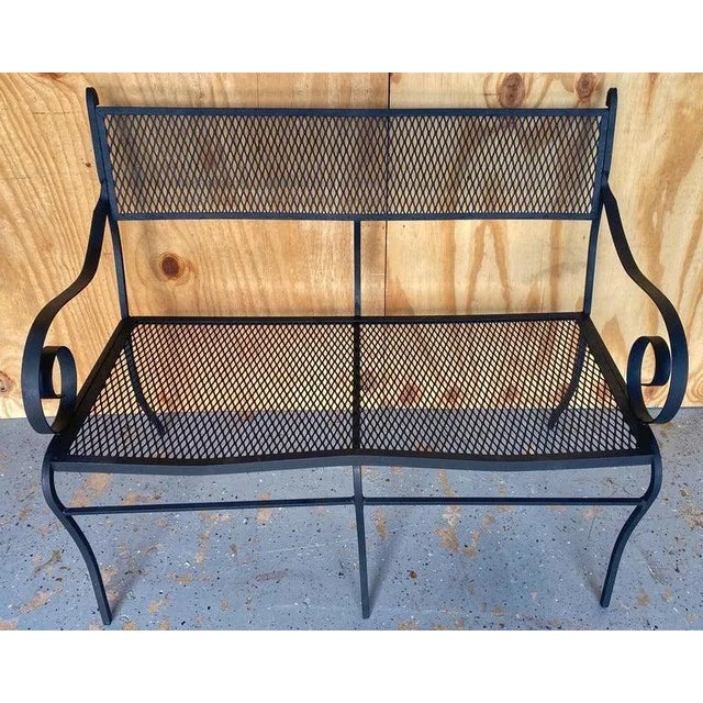 20th Century Salterni Wrought Patio Set - Set of 5, Attributed For Sale - Image 9 of 12