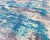 Textile Vintage Rug in Modern Design in Shades of Blue, Gray, and Ivory 9'8 X 14'2 For Sale - Image 7 of 13