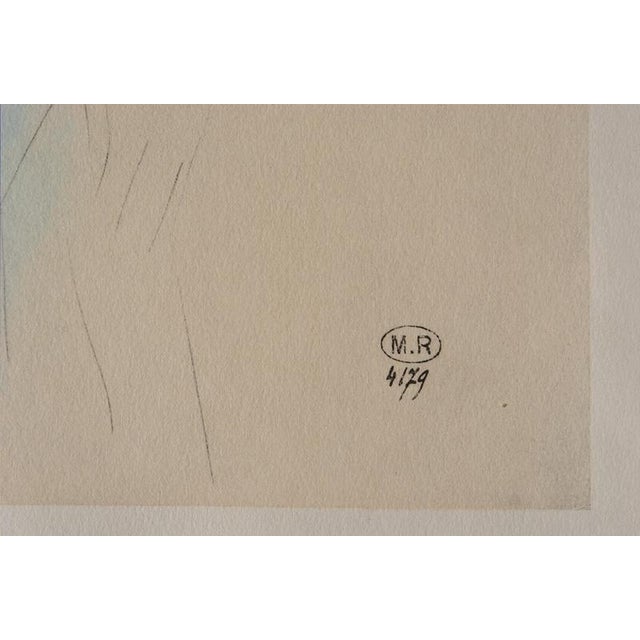 Modern Auguste Rodin, Woman with Bare Breasts, Engraving For Sale - Image 3 of 5