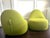 Bright Green Pair of "Mitt" Lounge Chair by Bernhardt Design For Sale - Image 8 of 12