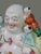 Late 20th Century Vintage Hand Painted Colorful Famille Rose Fertility Happy Buddha Statue For Sale - Image 5 of 11