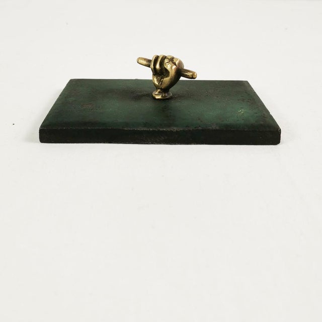 Black Art Deco Paperweight, 1930s For Sale - Image 8 of 8