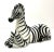 Modernist Vintage Italian Porcelain Zebra For Sale - Image 9 of 9