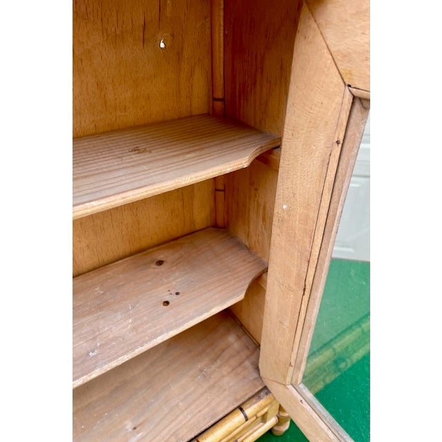 Late 18th Century French Faux Bamboo Spice Cabinet For Sale - Image 9 of 16