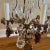 French Early 20th Century Italian Crystal Candelabra Lamp For Sale - Image 3 of 5