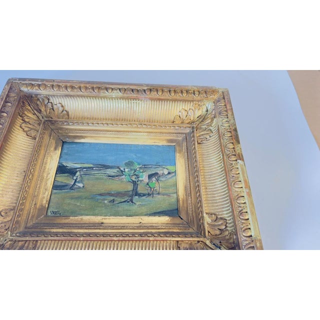 1950s Jean Claude Bédard, Countryside, 1952, Original Oil Painting, Framed For Sale - Image 5 of 10