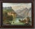 European School Artist, River Landscape with Castle and Boats, 19th Century, Oil on Wood For Sale - Image 7 of 7