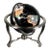 Handcrafted Semi-Precious Stone Globe on Stand For Sale