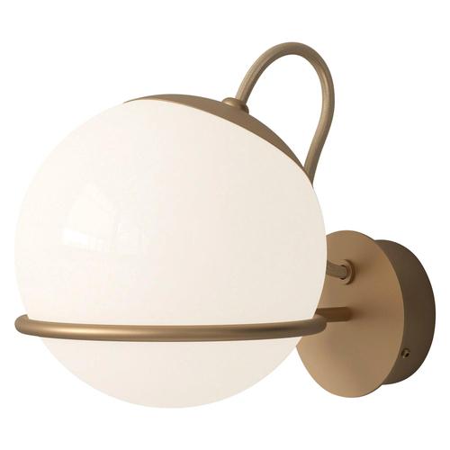 Model 238/1 Wall Light in Opaline Glass from Gino Sarfatti, Italy For Sale - Image 14 of 14