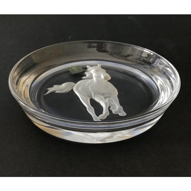 2010s Hoya Crystal Wine Bottle Coaster. Japan For Sale - Image 5 of 6