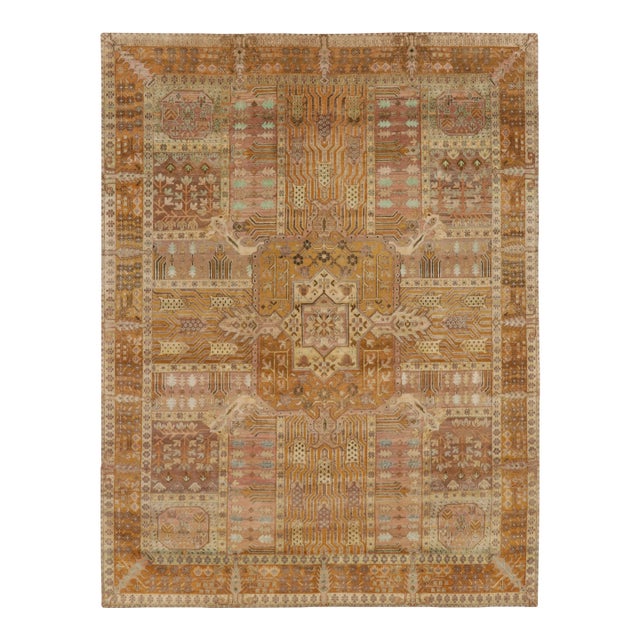 Contemporary Persian Style Garden Wool & Natural Silk Rug by Rug & Kilim For Sale