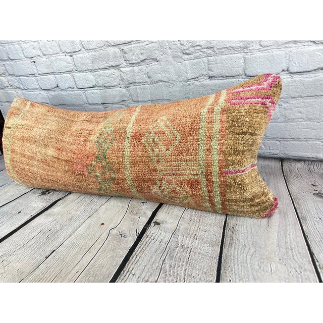 Vintage Pillow Case Turkish Rug Pillow Decorative Rug Pillow Dry cleaning only. PILLOW INSERT IS NOT INCLUDED