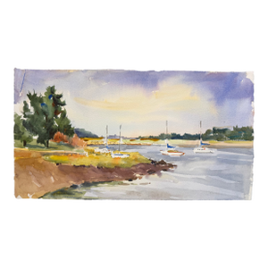 "Water Scene" Watercolor by Patricia McCarthy