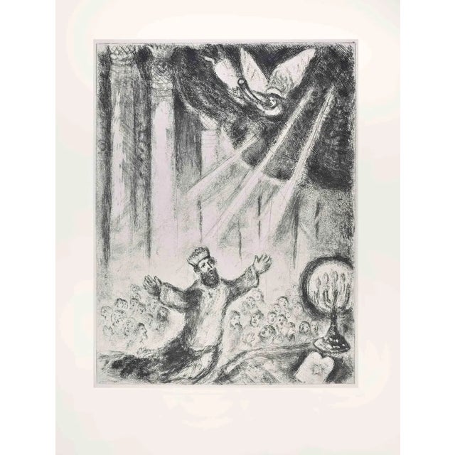 Marc Chagall, Solomon's Prayer, Etching, 1956 For Sale