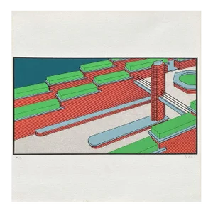 1981 Alberto Bali Periphery Screenprint