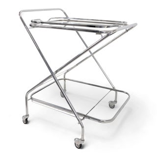 Space Age Serving Bar Cart For Sale