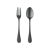 Contemporary Mepra 2-Piece Serving Set (fork & Spoon), Oro Black For Sale - Image 3 of 3