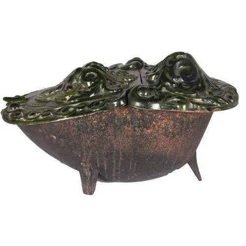 Vintage Italian Cast Iron Coal Holder For Sale - Image 11 of 11