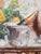 Zeytline Leon - Belle Epoque Scene - Women in Paris - Large Oil on Canvas - Circa 1930 For Sale - Image 15 of 16