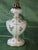 Mid 20th Century Mid 20th Century Table Lamp Frosted Glass Gold Fowers Brass Hollywood Regency For Sale - Image 5 of 11