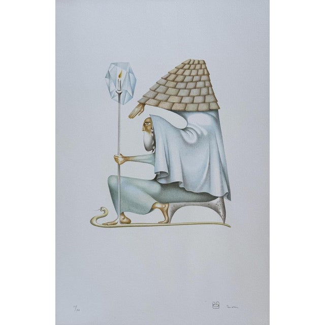 Jules Perahim, Experience, Original Signed Lithograph For Sale - Image 6 of 6