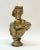 Large vintage metallic gold Apollo bust. Approx 15" x 10" x 24" Found in Milledgeville GA.