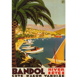 Bandol Giclee Print on Watercolor Paper For Sale